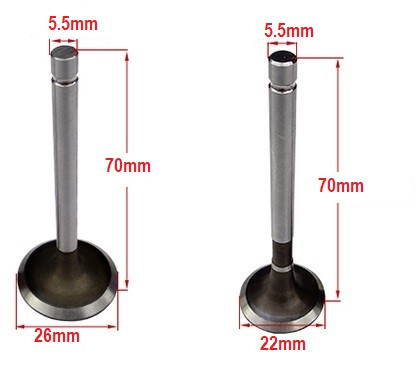 Supape motosapa / motocultor diesel (motorina) 173F [1]