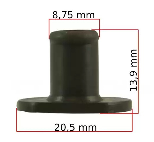 Suport amortizor drujba compatibil Stihl MS 170 - MS 390, 017 - 039 (mic) [1]