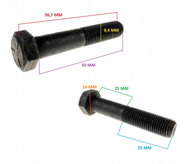 Surub cutit masina tuns gazon 50mm [2]