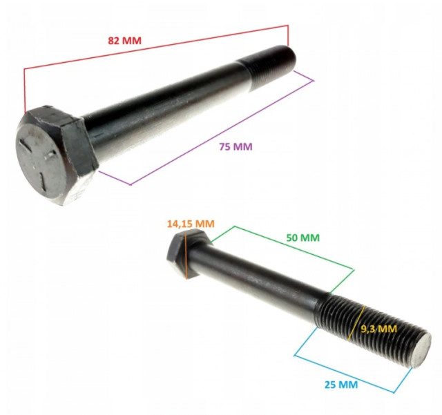 Surub cutit masina tuns gazon 75mm [2]