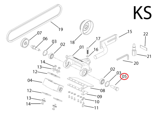 Surub decojitor busteni drujba standard (KS.05-05) (buc) [2]