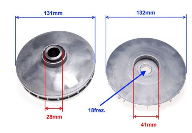 Variator ATV Linhai, Yamaha Majesty 250 - 300cc [3]