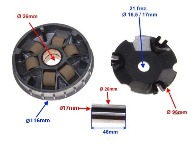 Variator scuter Piaggio Beverly 250cc - 300cc [2]