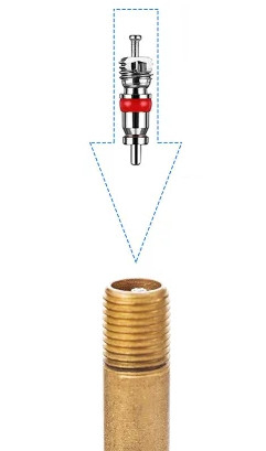 Ventil bicicleta (tip auto) [2]