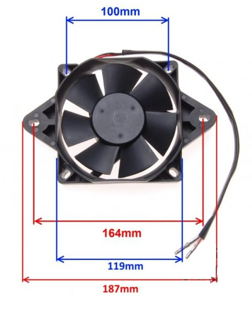 Ventilator racire radiator ATV 200cc [2]