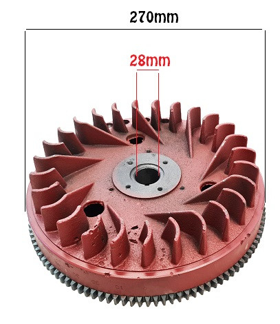 Volanta motor diesel 186F, Yanmar L90 [2]