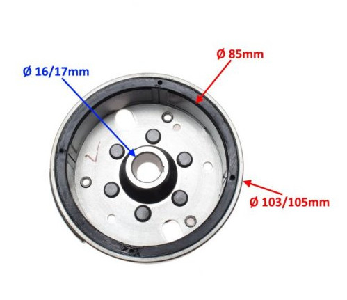 Volanta Piaggio, Aprilia 50cc (OEM: 1A010014) [2]