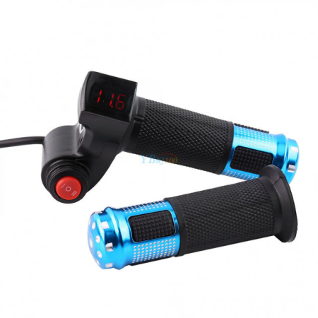 Acceleratie bicicleta / scuter electric (cu indicator de voltaj si buton On-OFF) [1]