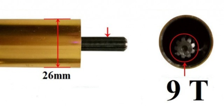 Accesoriu motocoasa "Pompa apa" (26mm-9dinti) [2]