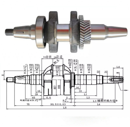 Ambielaj generator conic 13CP (GX 390, 188F) [2]