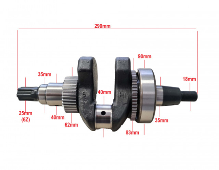 Ambielaj motocultor diesel (motorina) 186F - canelat [1]