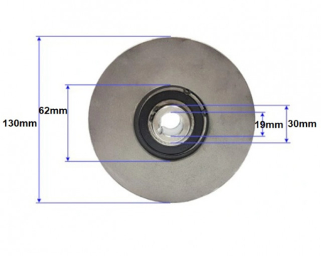 Ambreiaj compatibil Honda 130 x 19mm (2 canale - 13mm) [1]