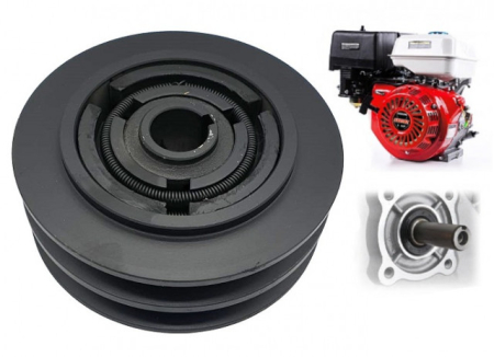 Piese motosapa / motocultor  - Ambreiaj compatibil Honda 148mm x 25.4mm (2 canale 17mm)