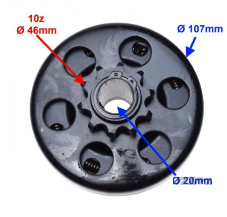 Ambreiaj Kart motorizare Honda GX 160, 200 (10 dinti) [1]