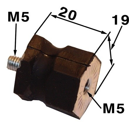 Amortizor drujba Dolmar 112, 113, 114, 117, 120 [1]
