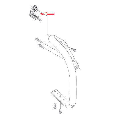 Amortizor maner drujba Husqvarna 545 Mark II, 545G Mark II, 550 XP Mark II, 550 XP G Mark II [1]