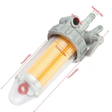 Piese motoutilaje  - Ansamblu filtru motorina motocultor / motosapa diesel 186F