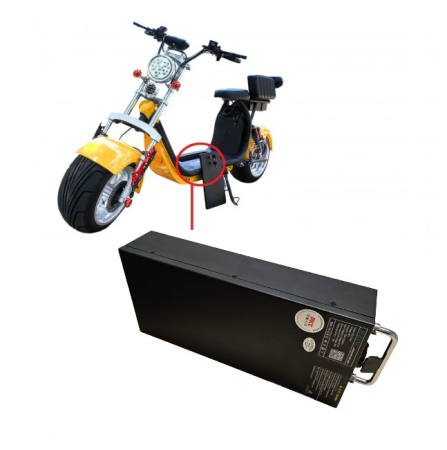 Piese Trotineta Electrica - Baterie (podea) scuter electric 60 V, 12 A, 720 Wh Litiu-Ion (City Coco)