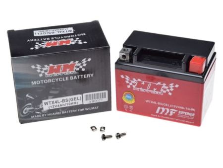 Piese scutere - Baterie scuter, atv 4 Amperi / 12v (gel) WM