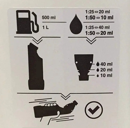 Bidon amestec benzina ulei Holzfforma 1L [1]