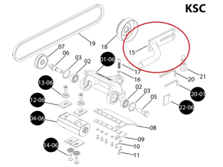 Brat decojitor busteni drujba adaptabil Husqvarna 61, 268, 272, 281, 288 [1]