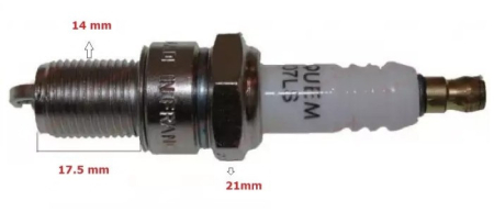 Bujie moto / scuter 2 timpi calota lunga [1]