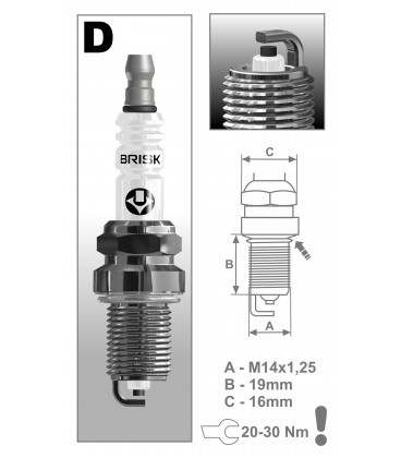 Bujie motoutilaje Brisk D17YC [1]