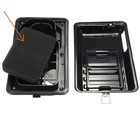 Burete filtru aer generator 188F, GX 390 (pt filtru dreptunghiular) [2]