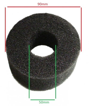 Piese motoutilaje  - Burete filtru aer umed Honda Gx 390 (13CP)