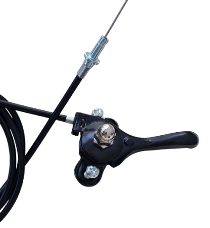 Piese alte utilaje  - Cablu + maneta acceleratie mai compactor (universal) 180cm