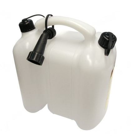 Piese drujba - Canistra plastic pentru ulei si benzina 6+3L