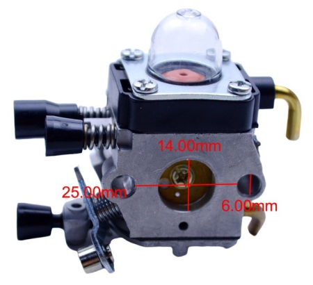 Piese motocoasa - Carburator motocoasa compatibil Stihl FS55, FS75, FS80, FS85, FC75, FC85, HL75, HT70, HT75, SP85