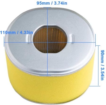 Piese motoutilaje  - Cartus filtru aer generator HONDA GX 340 - GX 390/ generator chinezesc 11-13HP