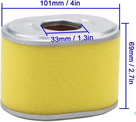 Piese motoutilaje  - Cartus filtru aer generator HONDA GX160 - GX200/ generator chinezesc 5.5hp- 6.5hp