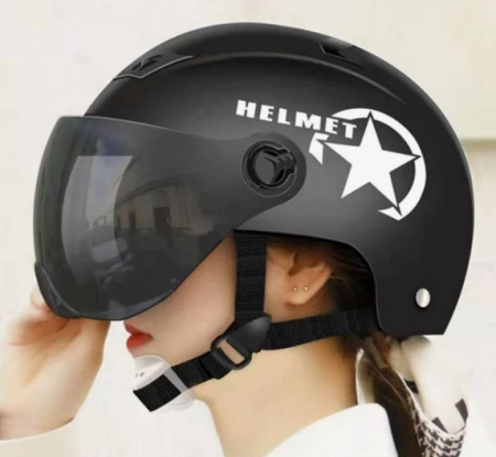 Casca protectie trotineta Negru mat "L" [1]