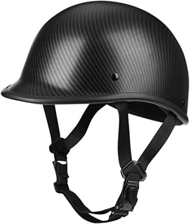 Piese scutere - Casca scuter "carbon" (retro style) XL