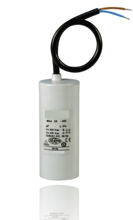Piese alte utilaje  - Condensator motor betoniera 14 uf / 450 Vac
