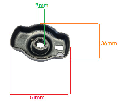 Cuplaj demaror motocoasa compatibil Stihl FS 75, FS 80, FS 85R, FS 85T, FS 85, FS 80R (fara clichet) [2]