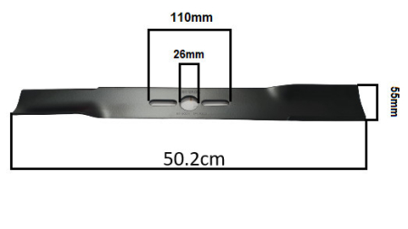 Cutit masina de tuns gazon universal 50.2cm (+saibe) [1]