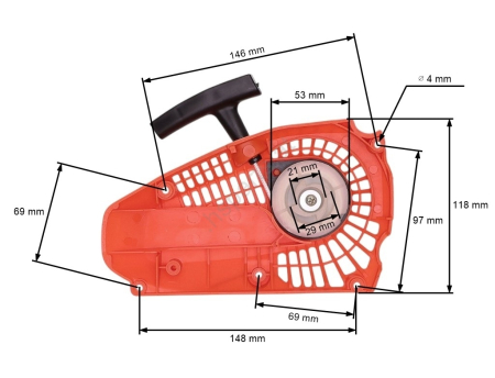 Piese drujba - Demaror drujba chinezeasca 2500