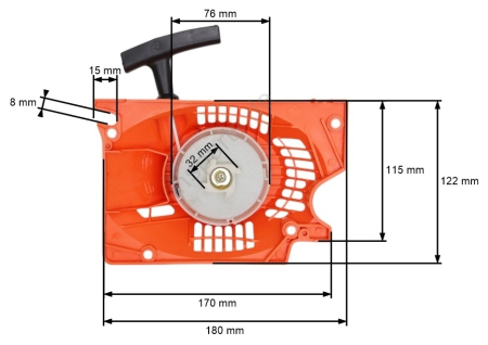 Piese drujba - Demaror drujba chinezeasca 4500-5200 arc dublu (4 clicheti)