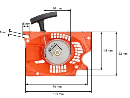 Piese drujba - Demaror drujba chinezeasca 4500-5200, Ruris Expert 450 (4 clicheti)