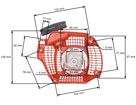 Piese drujba - Demaror drujba Husqvarna 135, 140, 435, 440
