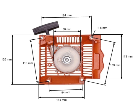 Piese drujba - Demaror drujba Husqvarna 262