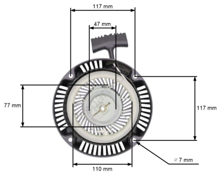 Piese motoutilaje  - Demaror generator Ruris LP, NAC DY164