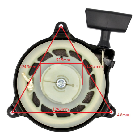 Piese motoutilaje  - Demaror motor Briggs&Stratton Quatro, Classic, Sprint 3.5hp