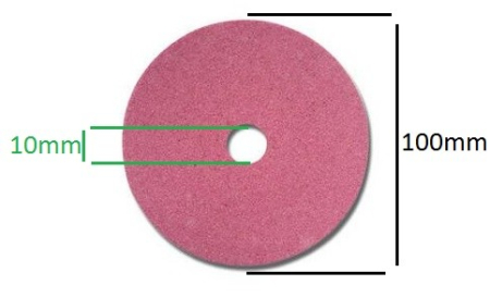 Disc abraziv pentru aparat de ascutit lant drujba 100x10mm [1]