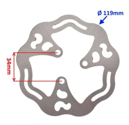 Disc frana ATV Pocket bike [1]
