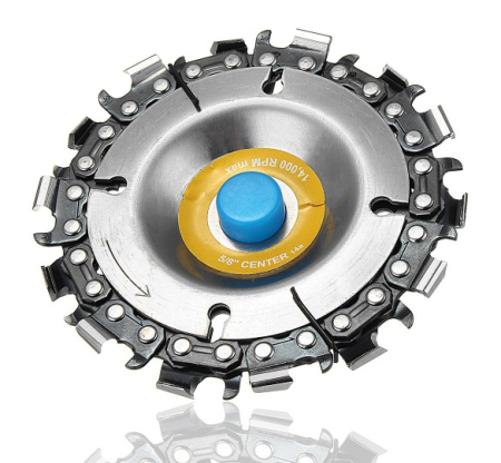 Piese schimb scule electrice, bormasina  - Disc polizor unghiular cu lant de drujba (Ø 16 x 100 mm)