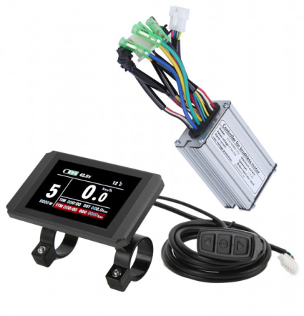Kituri motor bicicleta  - Display + controller bicicleta electrica LCD8H